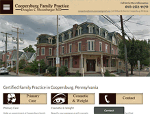 Tablet Screenshot of coopersburgfamilypractice.com